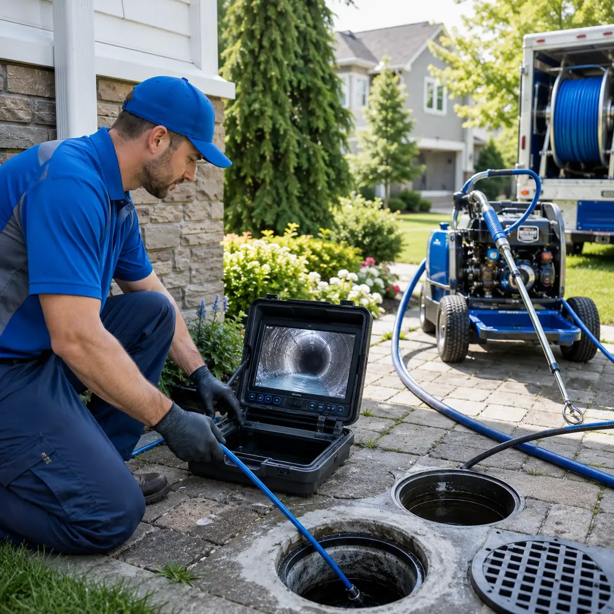 Outdoor drain cleaning professionals serving Edgar, WI